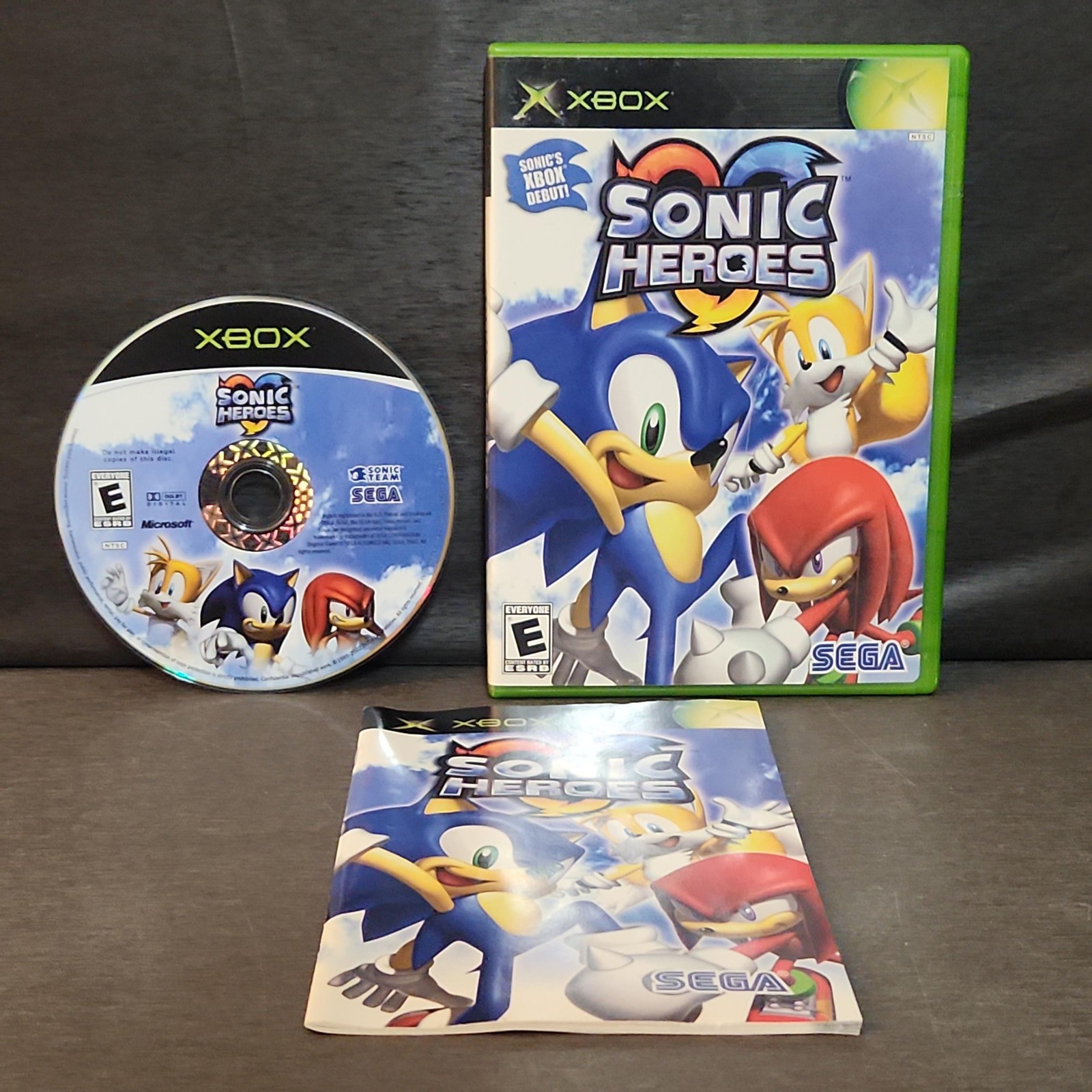 Sonic Heroes XBOX Game CIB Original