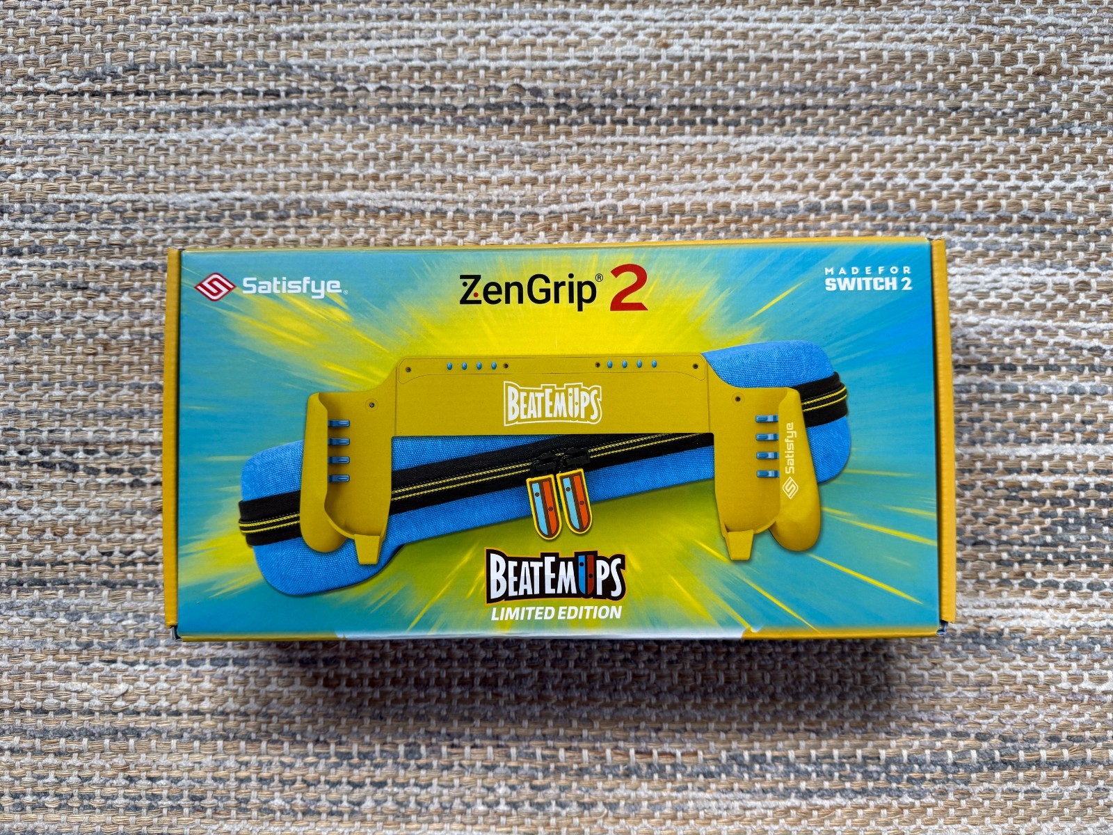 Satisfye ZenGrip 2 W/Case Bundle BeatEmUps Limited Edition for Nintendo Switch 2