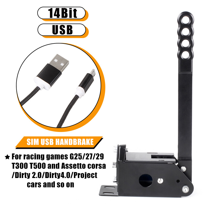 US STOCK 16Bit PC USB Handbrake SIM for Racing Games T500 G27/G29 FANATECOSW
