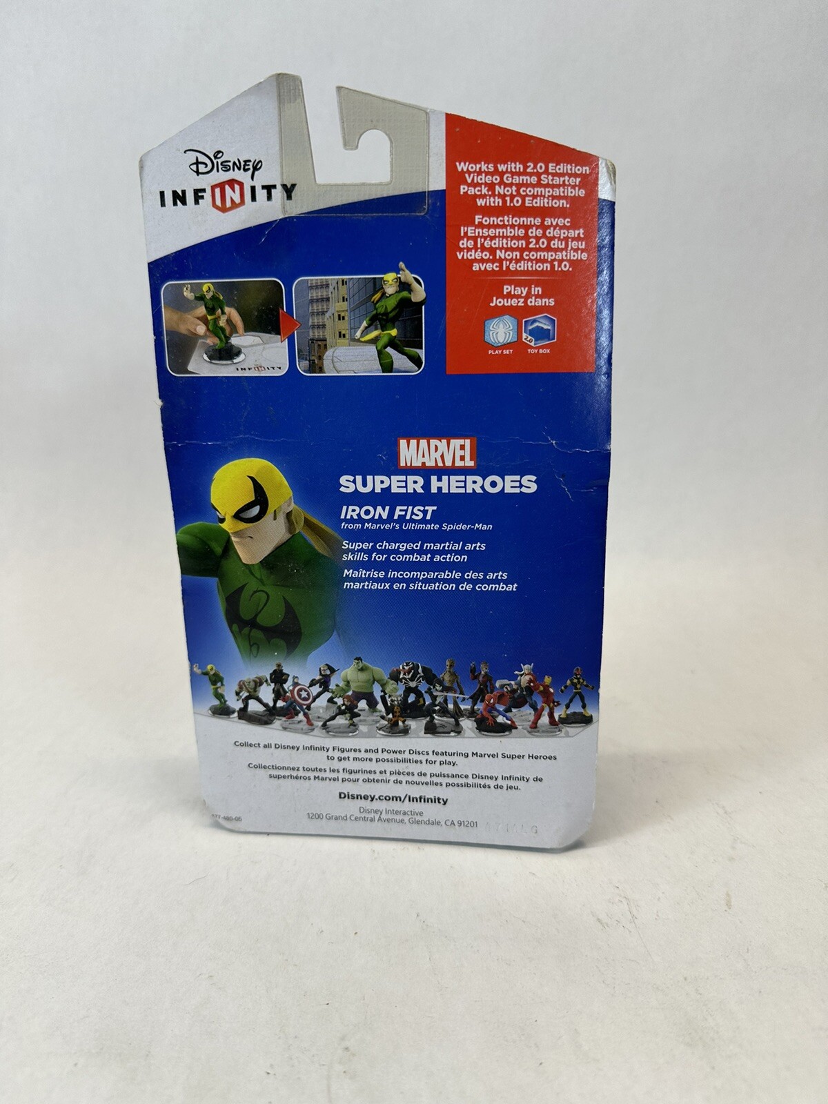 IRON FIST Disney Infinity 2.0 Edition NEW Marvel Super Heroes Action Figure