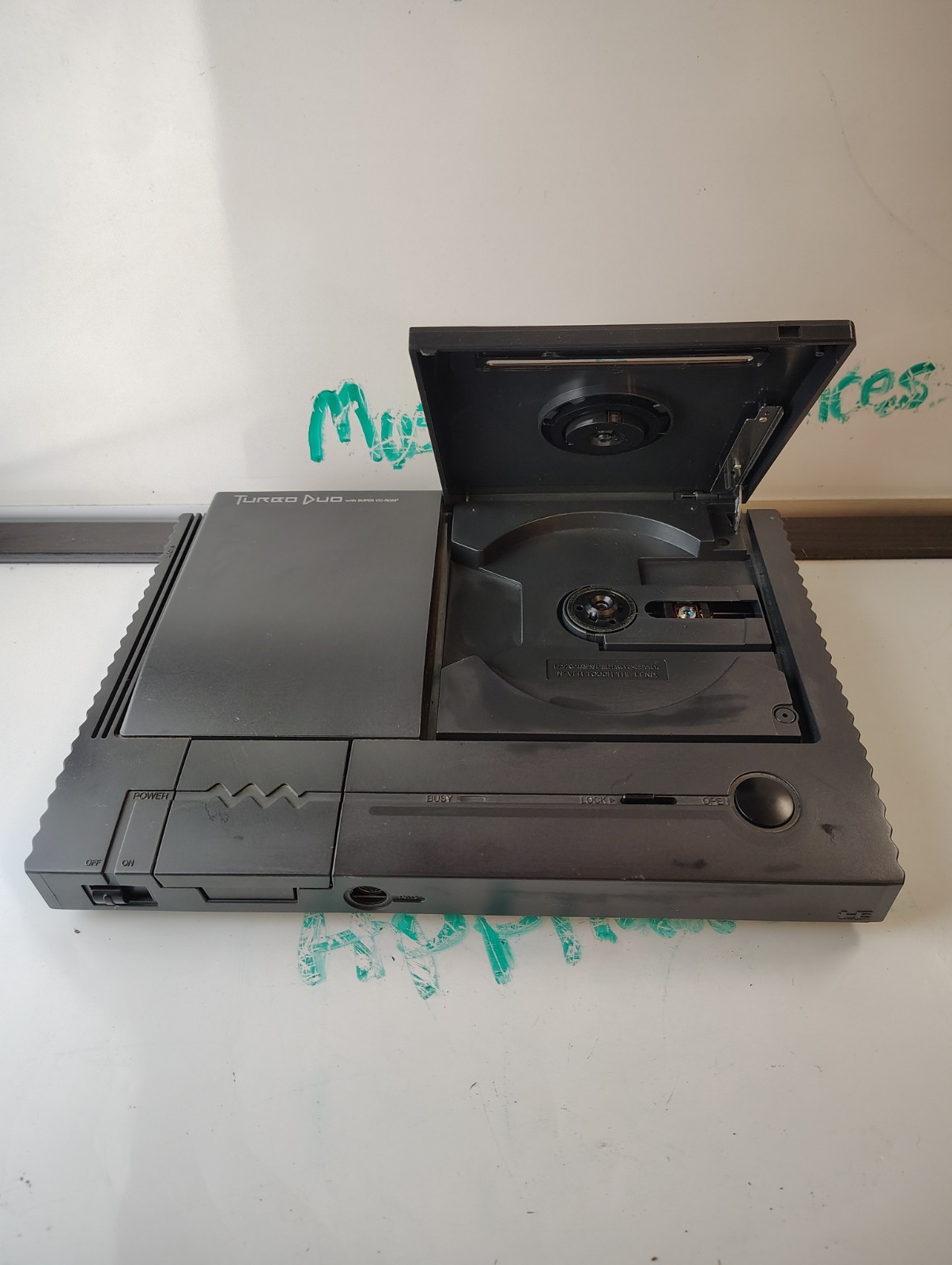 TurboGrafx-CD/TurboDuo Launch Edition Black Console w/ Ninja Spirit -No Charger
