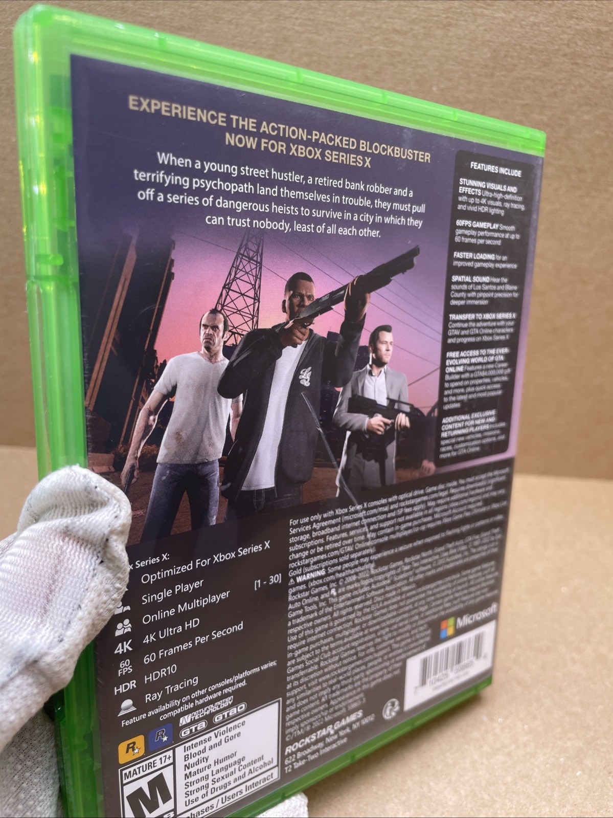 Grand Theft Auto v Microsoft Xbox Series X, 2022 Used Game – Edition
