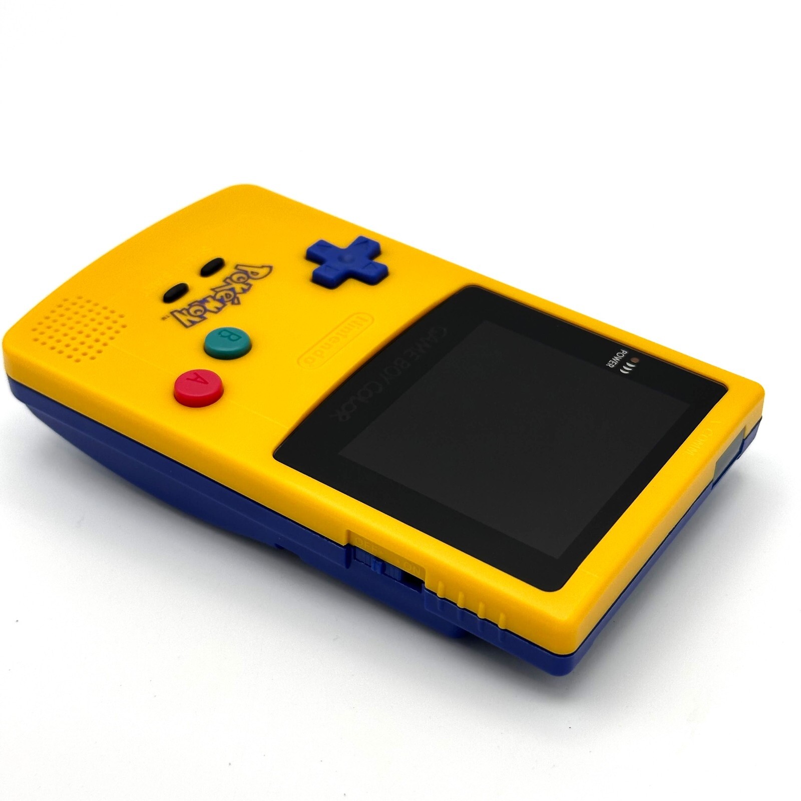 Nintendo Game Boy Color GBC Backlit IPS Mod Console System Yellow Pokemon Shell