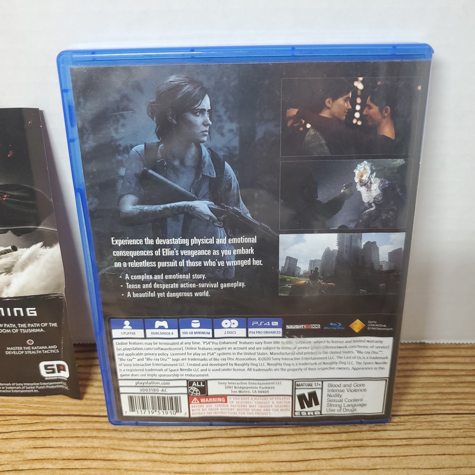 The Last of Us Part II – Sony PlayStation 4 / PS4 MINT Used WOW US SHIPPER!