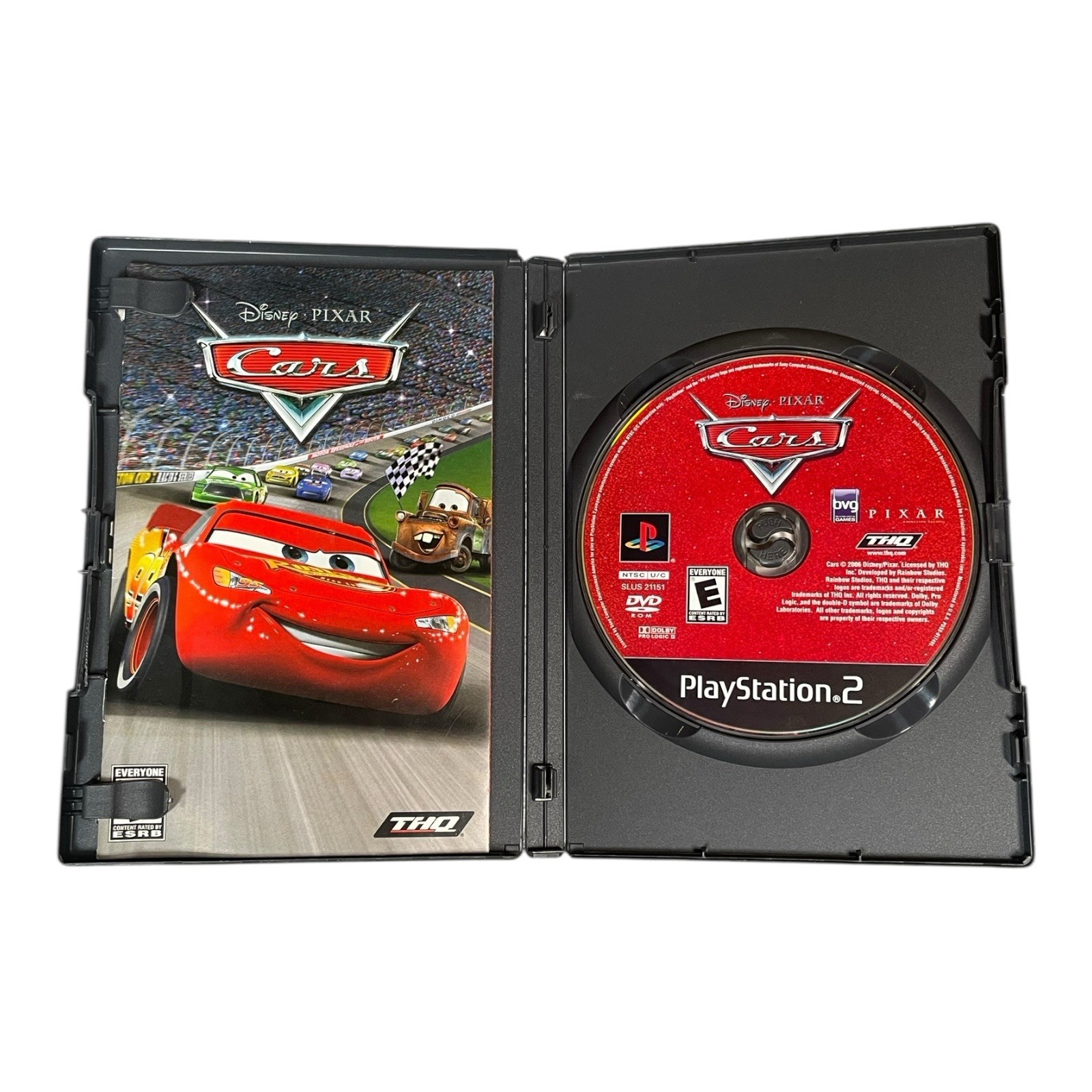 THQ Disney Pixar Cars Sony PlayStation 2 Video Game