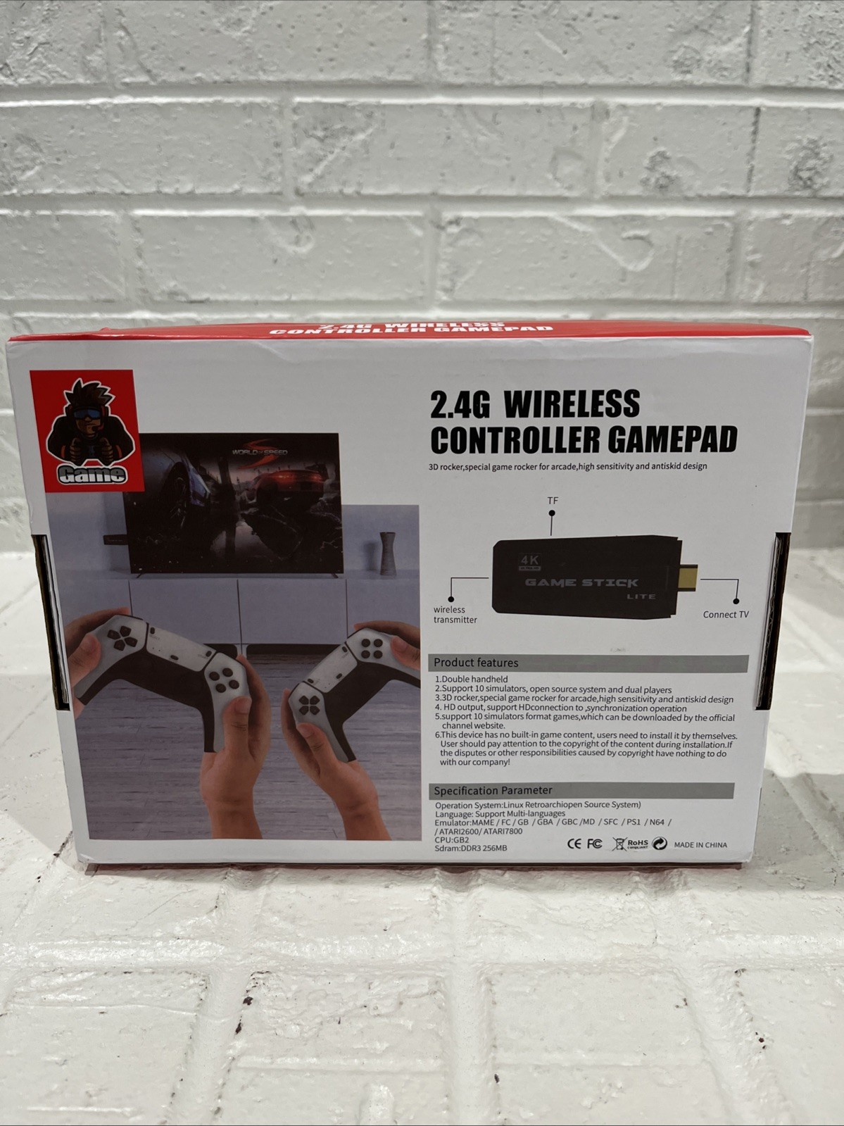 NEW In Box!! 2.4g wireless controller gamepad