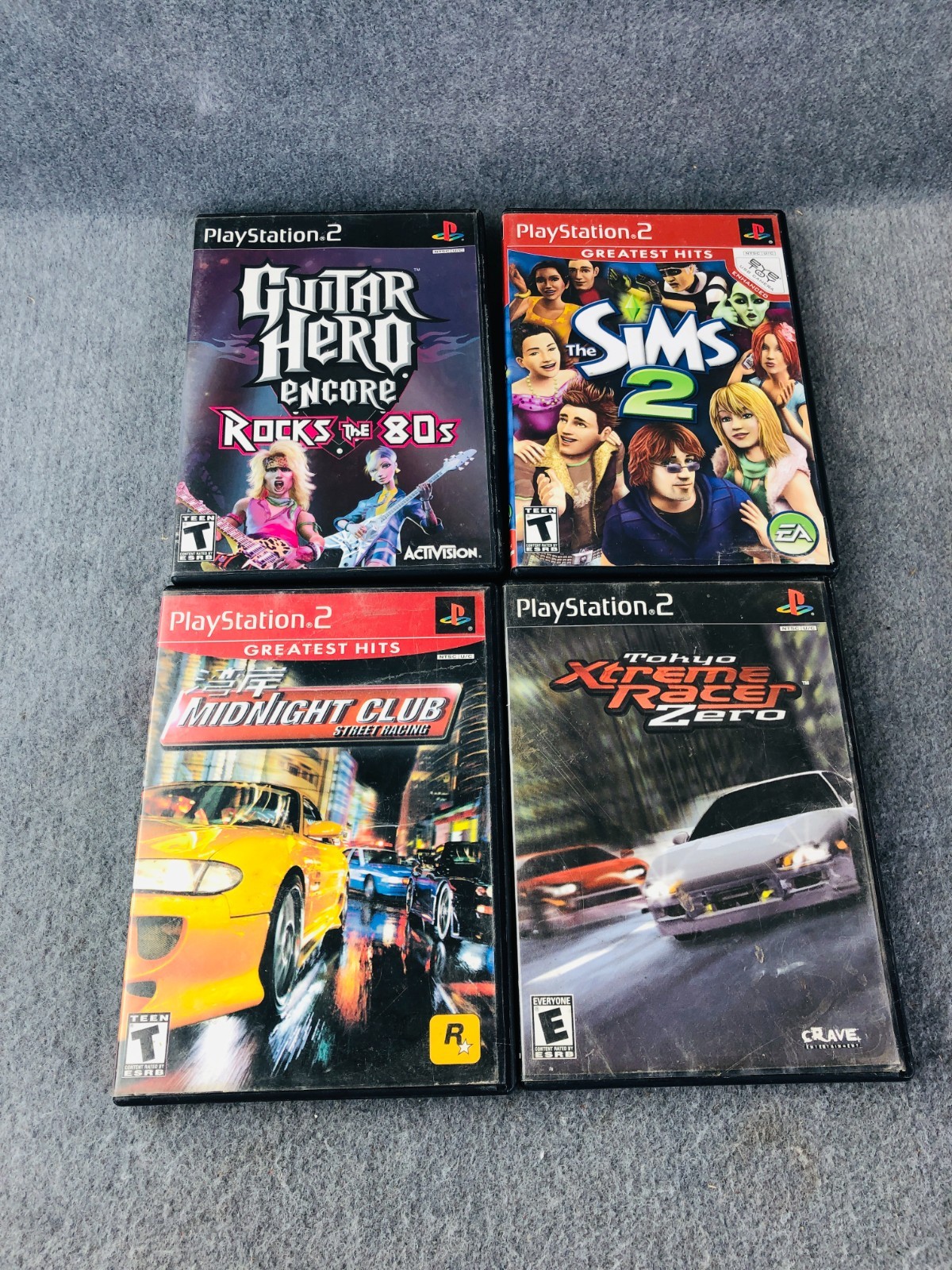 PS2 PlayStation 2 Assorted Games Lot Of 12 ~ Sonic Hero, Sims 2, Midnight Club
