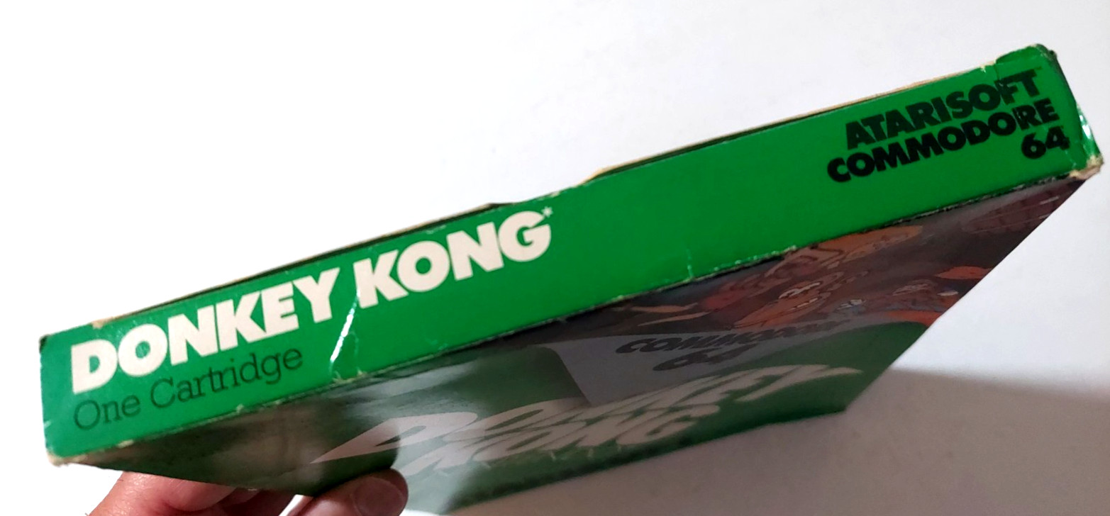 Donkey Kong Commodore 64 Cartridge 1983 COMPLETE Green Box Untested Rare