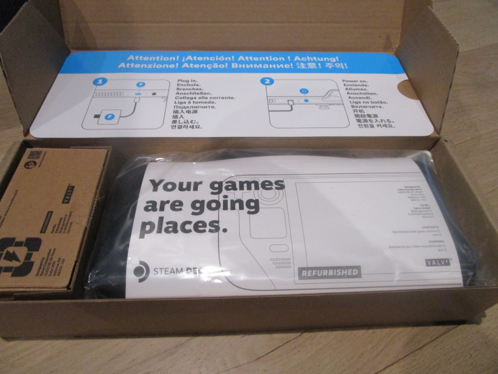 Valve Certified Steam Deck LCD 512GB Console – Unused