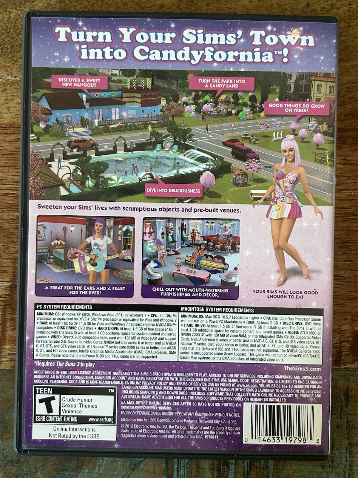 The Sims 3: Katy Perry Sweet Treats (Windows/Mac, 2012) PC Complete