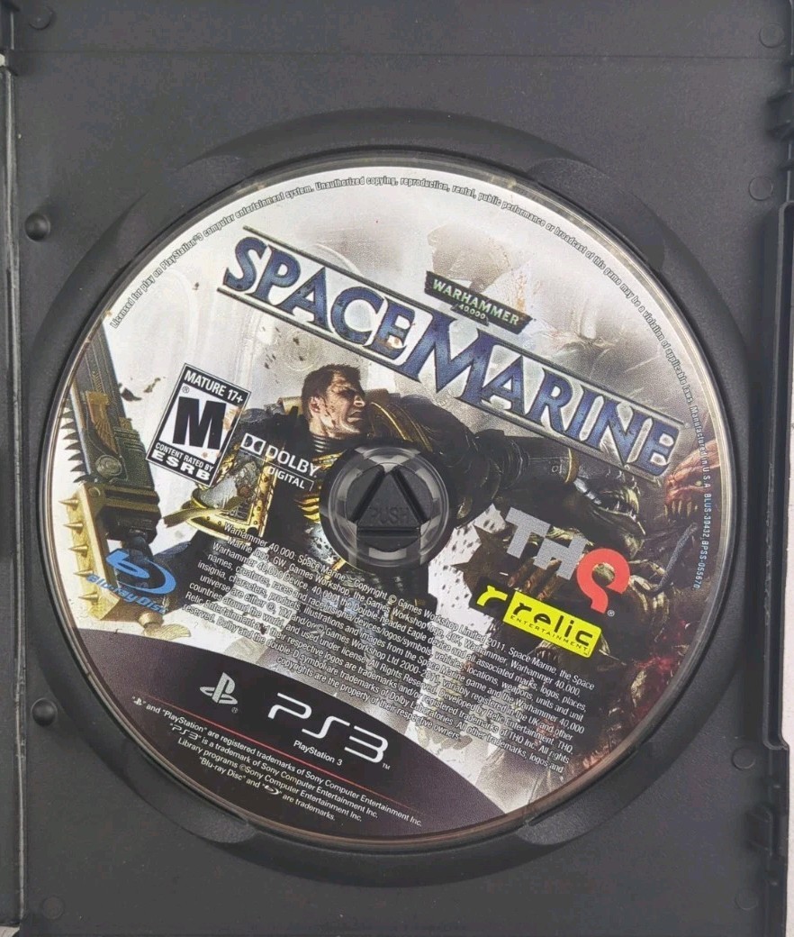 Warhammer 40,000: Space Marine PlayStation 3 PS3 DISC ONLY 40K Tested Working