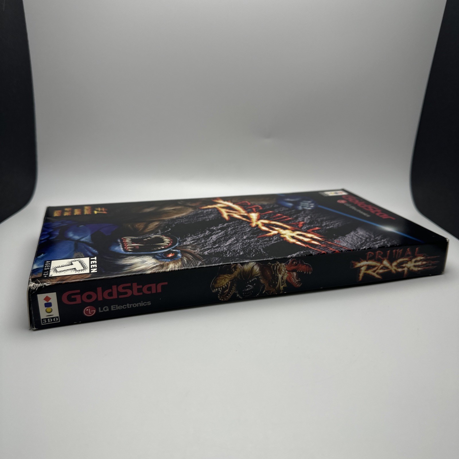 Primal Rage (Panasonic 3DO) In Long Box w/ Game 1995 Tested Cib Complete W Reg