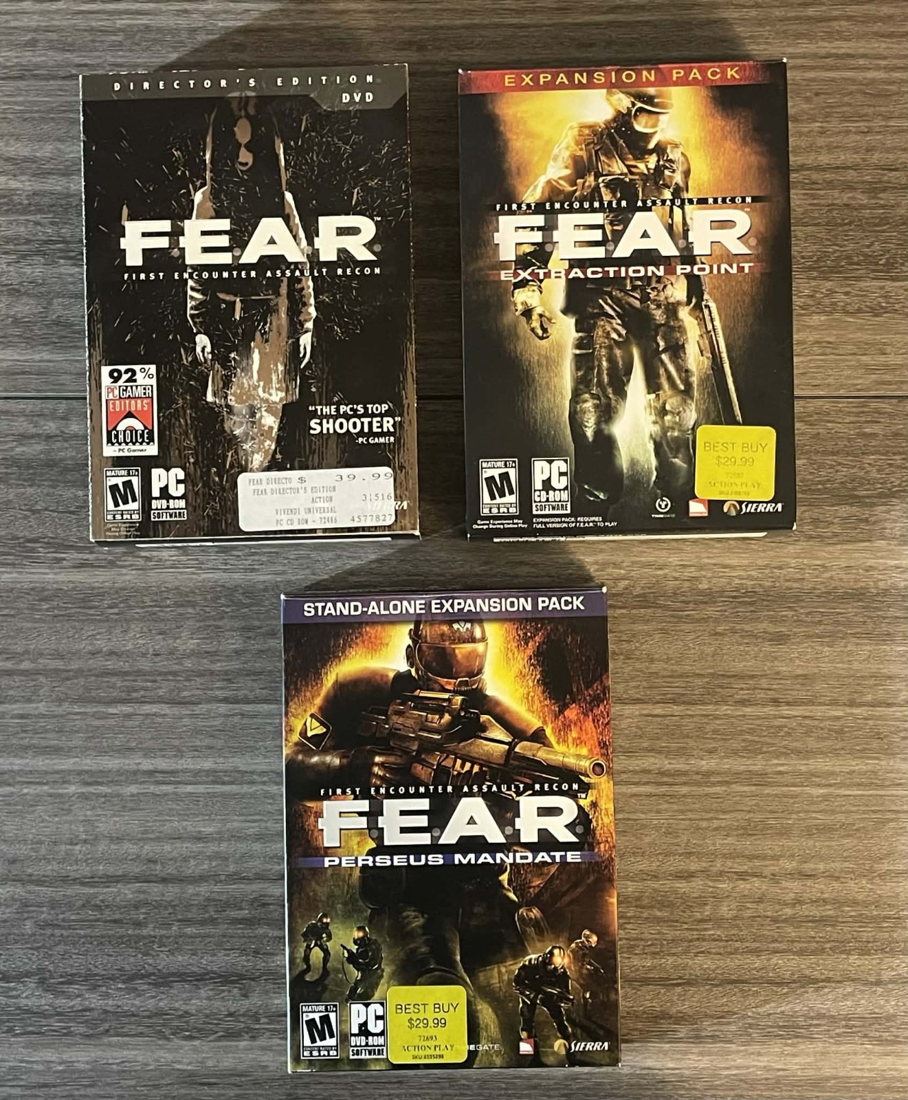 F.E.A.R. Director’s Edition + Extraction Point and Perseus Mandate Expansions