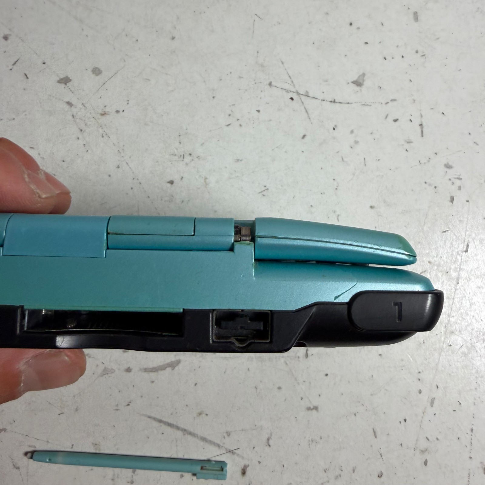 Nintendo DS NTR-001 Blue Dual Screen Handheld Video Gaming Console – For Parts