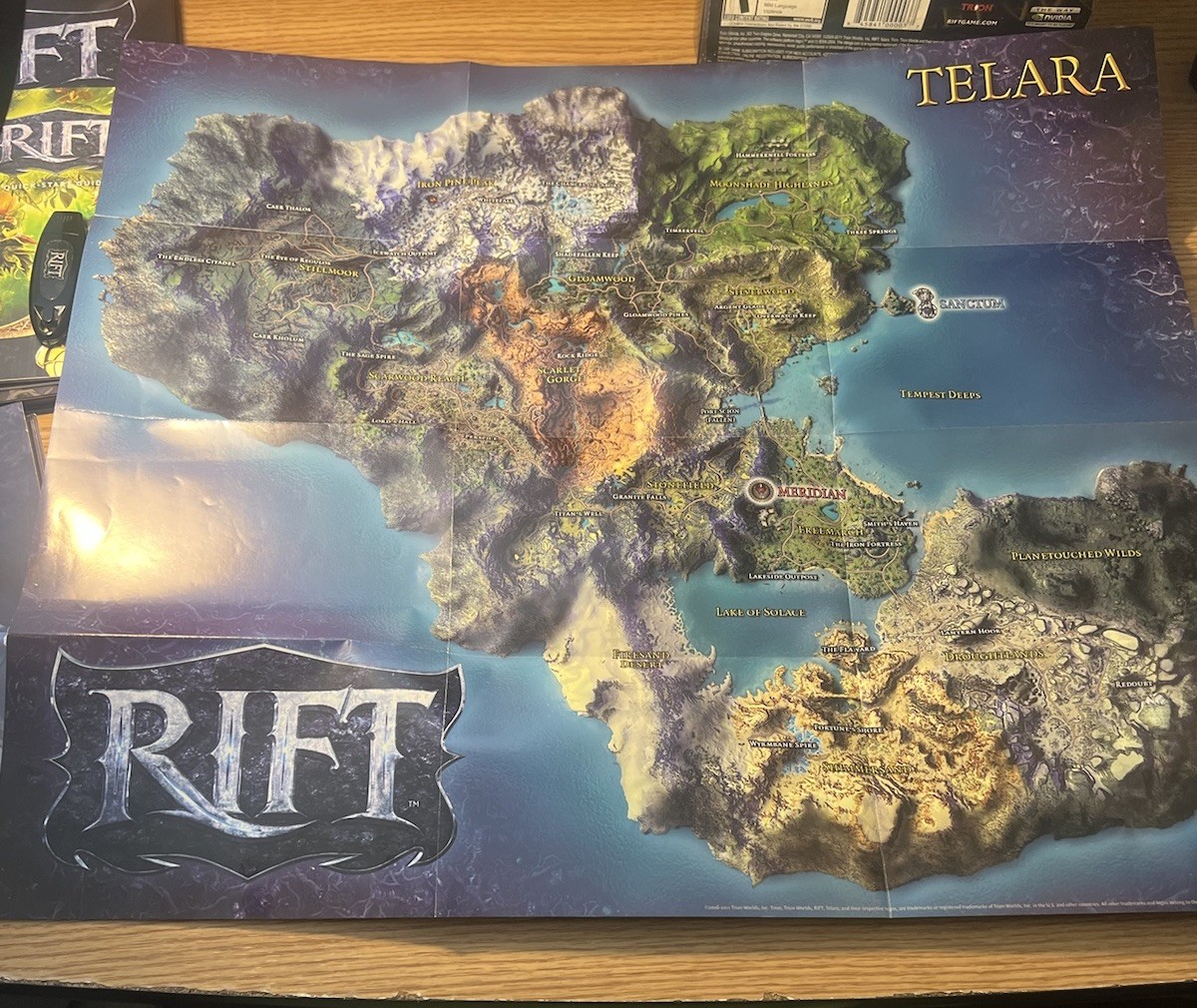 RIFT Collectors Edition Box Set P.C. Game Disc & Soundtrack, Excellent Condition