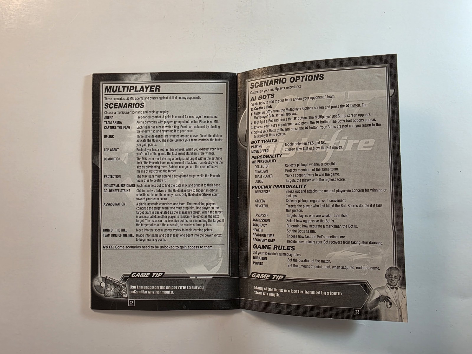 007 Agent Under Fire and Nightfire PS2 Bundle