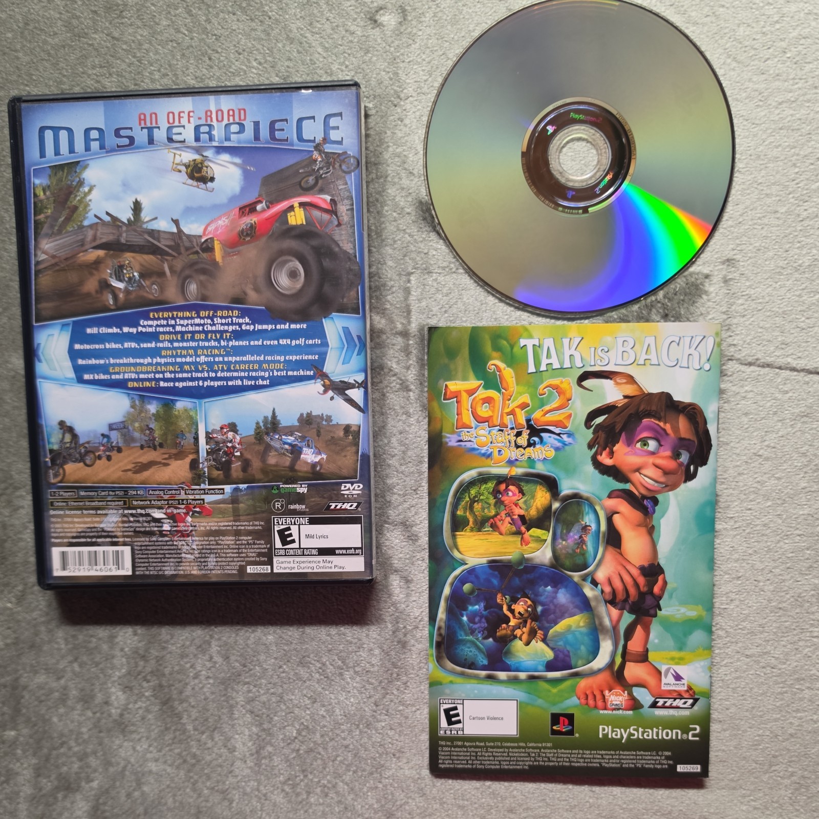 ATV Offroad Fury 1 2 3 & MX vs Lot – PS2 (PlayStation 2) Tested and Complete