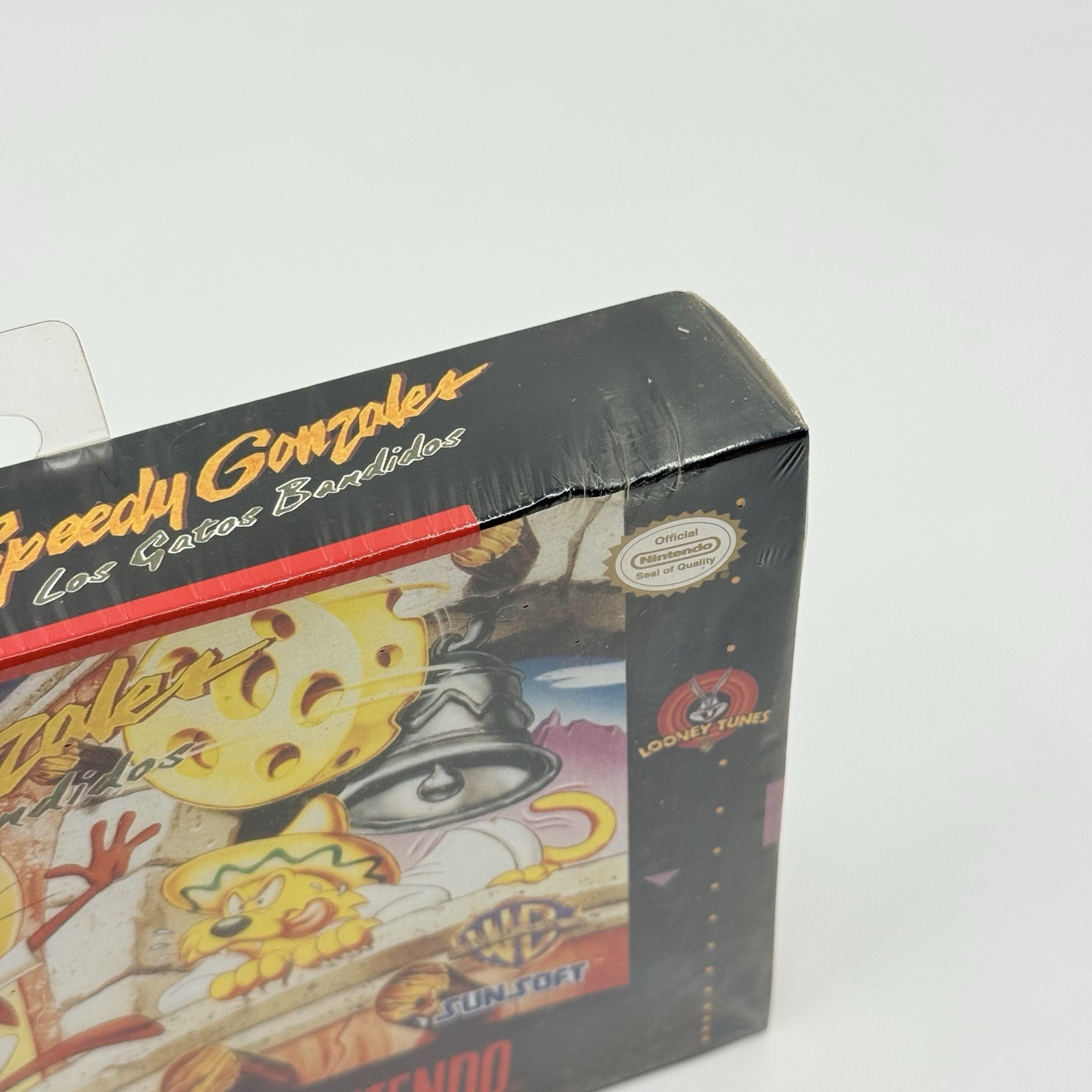 Speedy Gonzales Los Gatos Bandidos SNES Factory Sealed Hang Tab Mexico