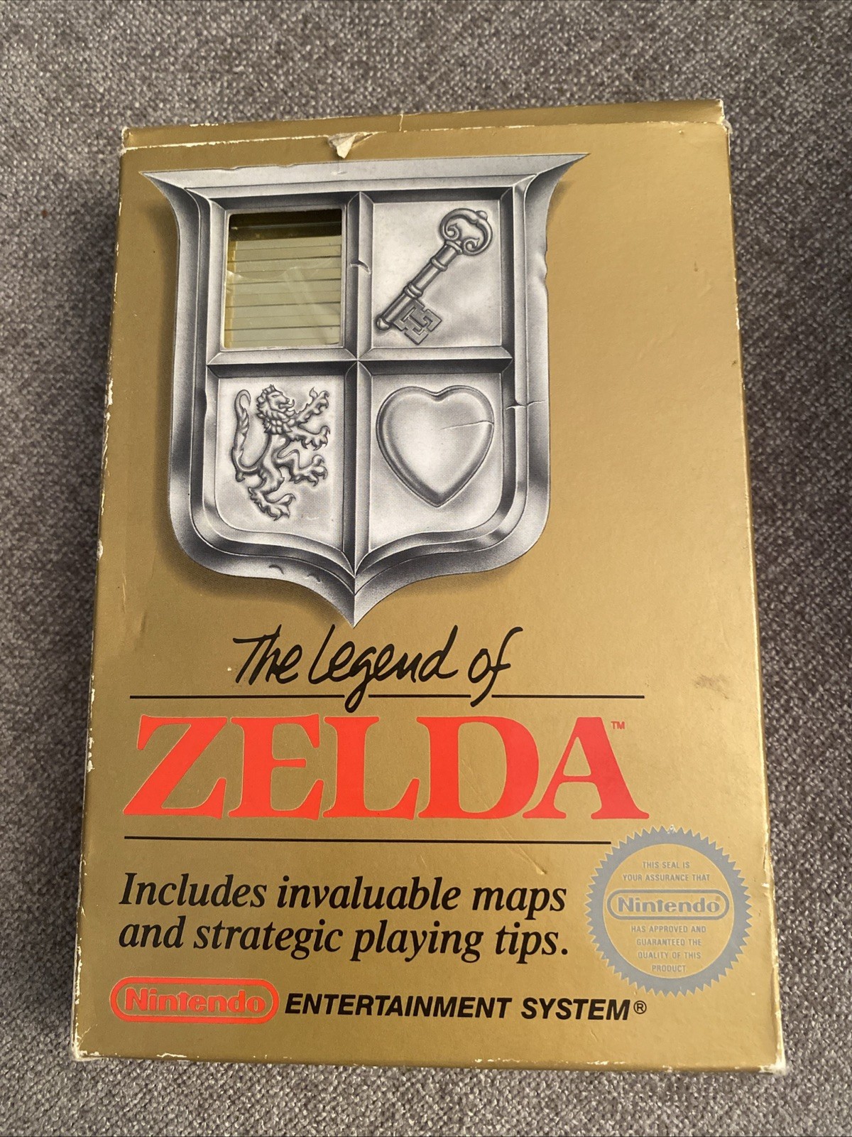 The Legend of Zelda (Nintendo NES, 1987) In Box Authentic With Manuals