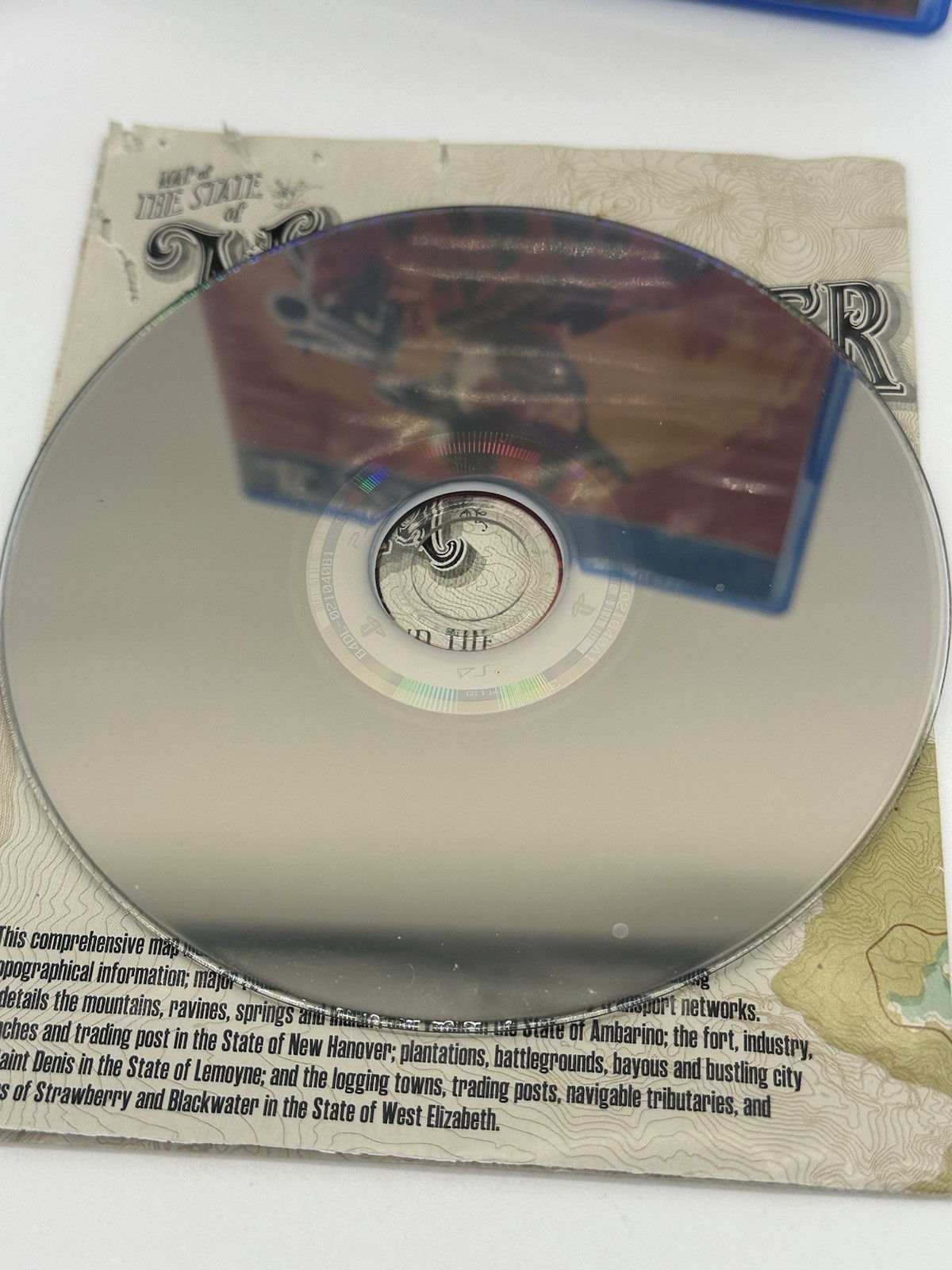 Red Dead Redemption 2 PlayStation 4 tested. Map included no manual