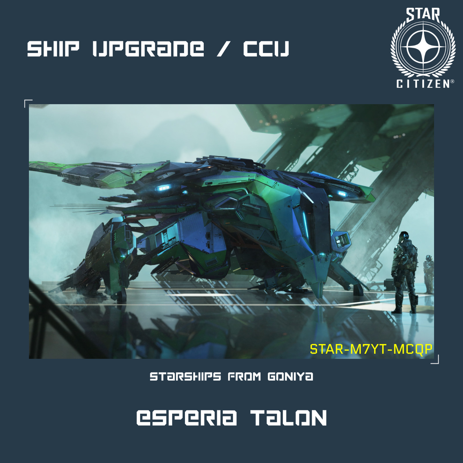 STAR CITIZEN – ESPERIA TALON UPGRADE – (CCU)