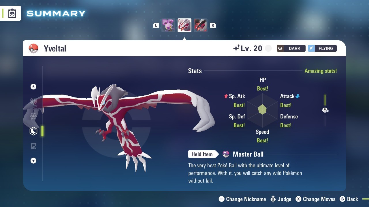 Choose Low Level Legendary Pokemon Shiny or Non-Shiny Legendaries Legends Z-A ZA