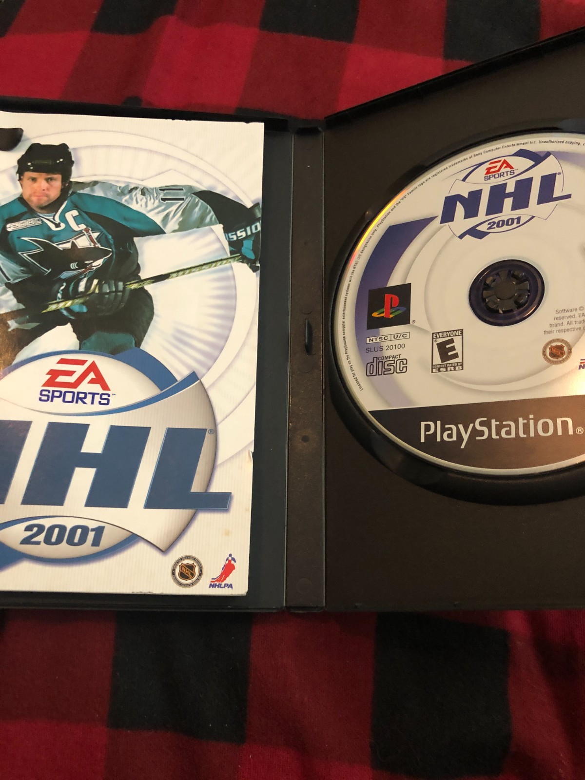 NHL 2001 Sony Playstation 2 2000 Case Manual Disc Tested Works Great Authentic