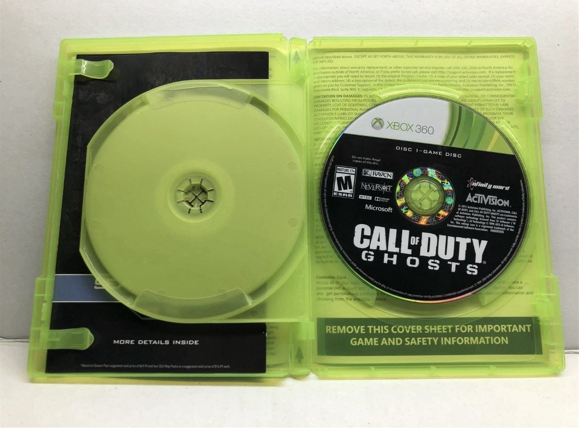 Call Of Duty Ghosts – Microsoft Xbox 360 – Tested 1Y Guarantee MINT 💎 CIB