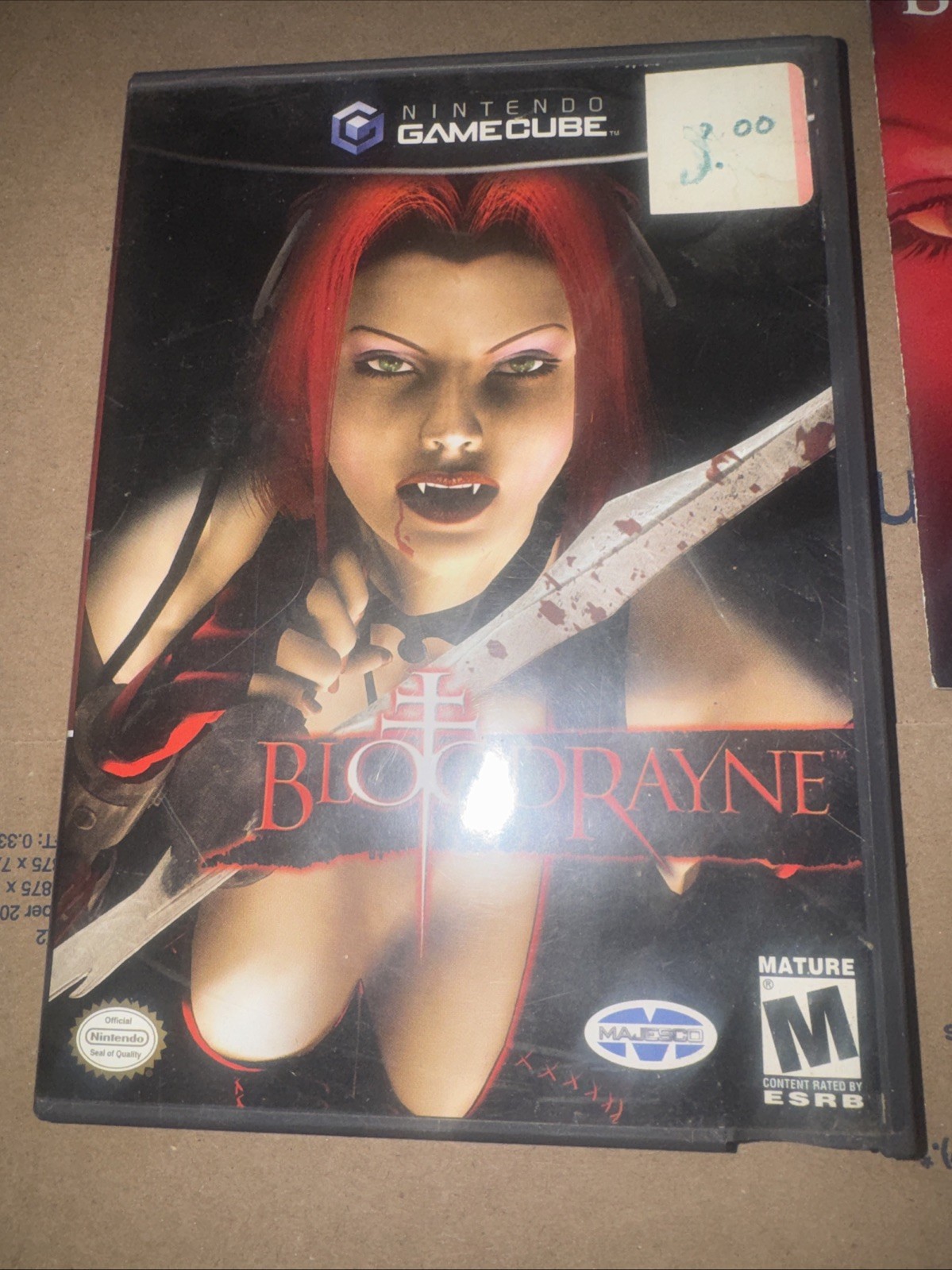 BloodRayne Nintendo GameCube 2002 w/ Manual Game