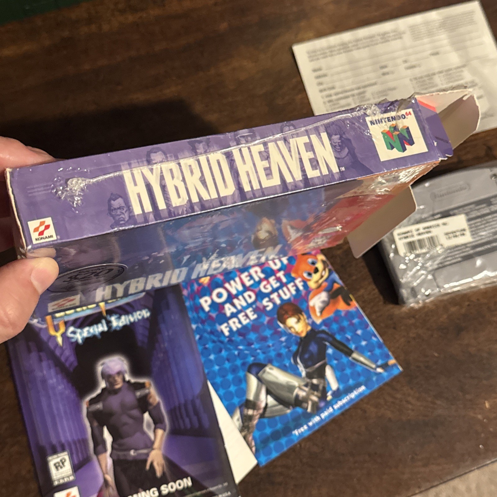 Hybrid Heaven Nintendo 64 N64 (1999) CIB w/ All Box, Manual & Inserts
