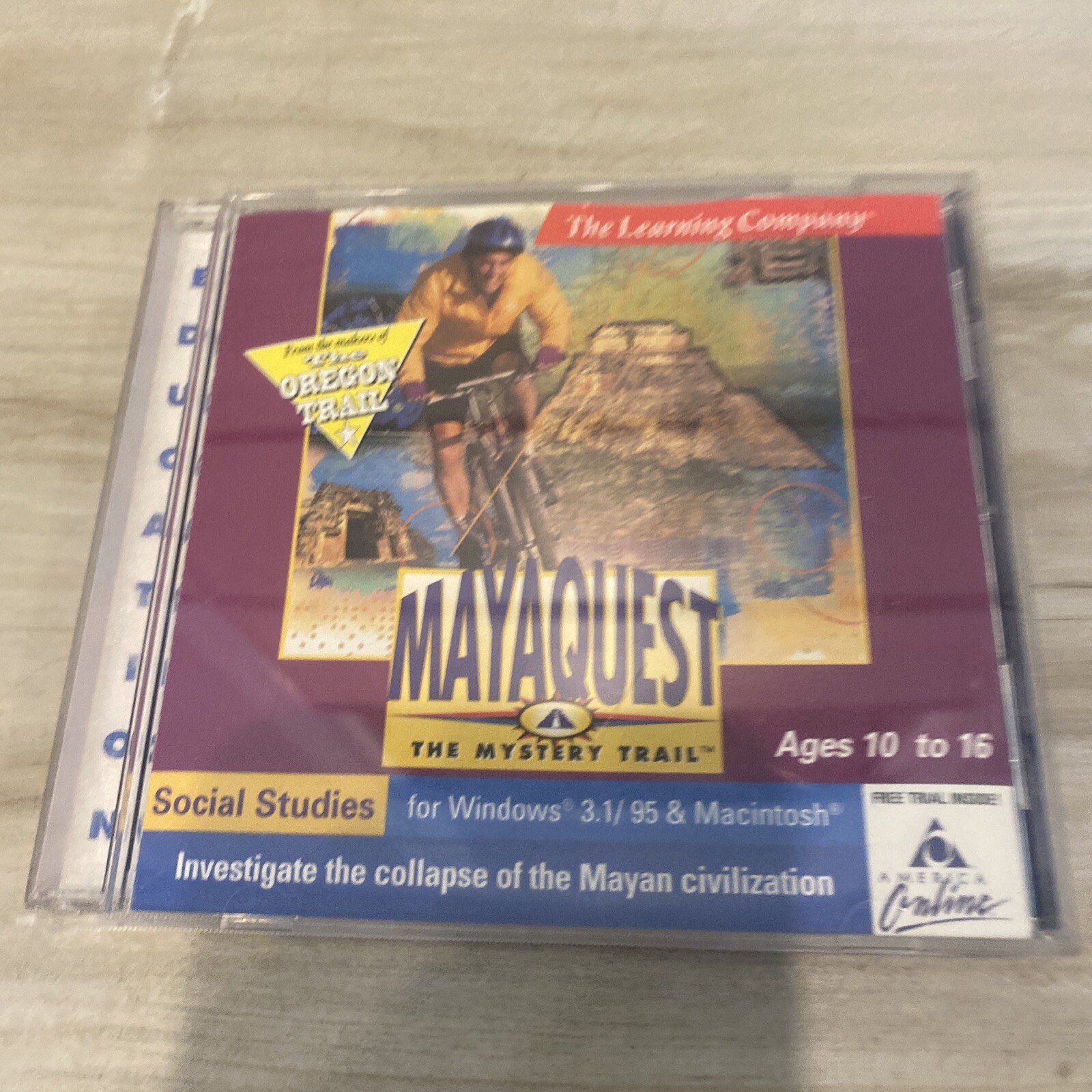 MayaQuest: The Mystery Trail PC 1995 Disc Excellent!