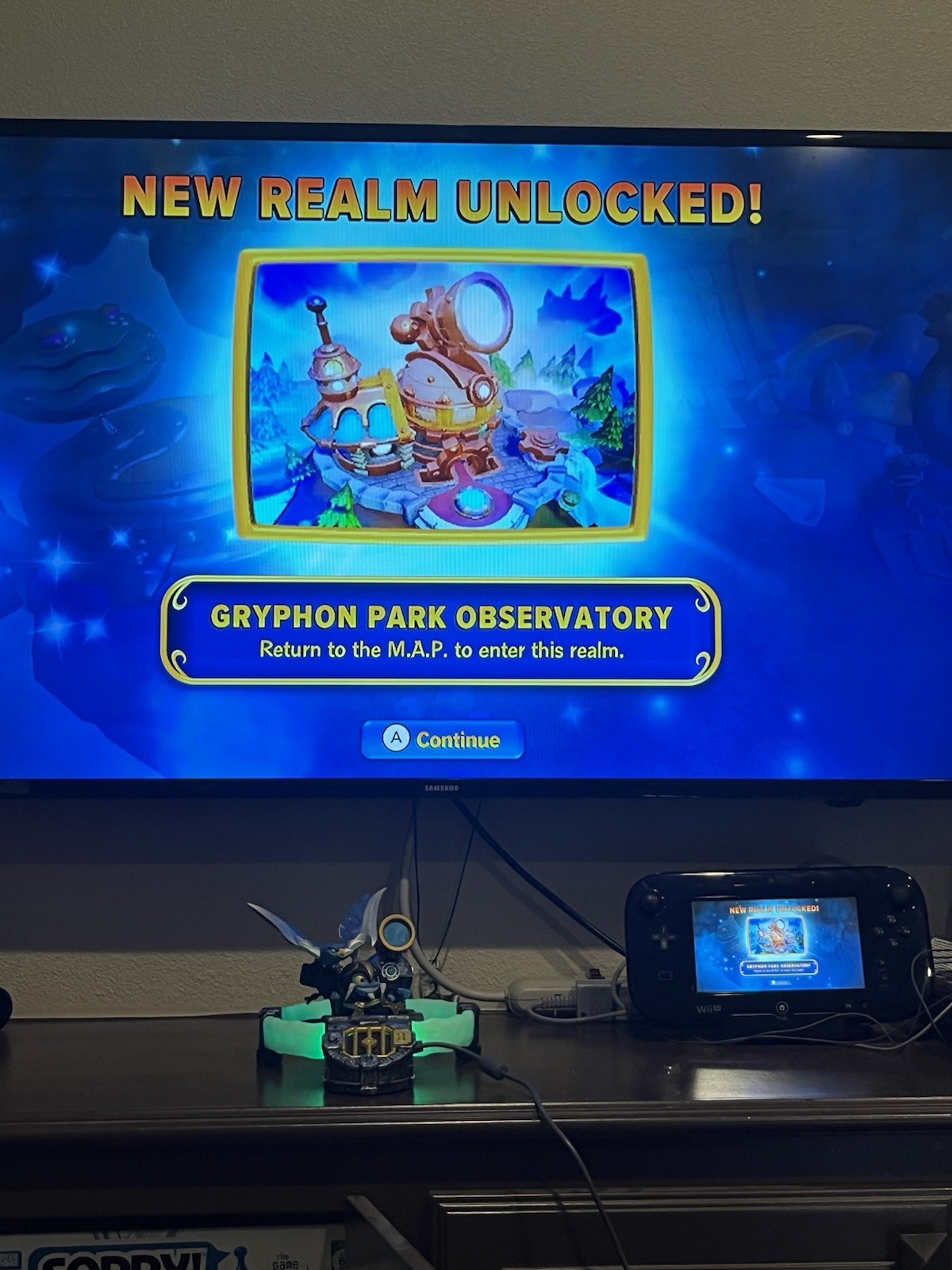 Skylanders Gryphon Park Observatory Adventure Pack W/ Master Air Strike TESTED!!