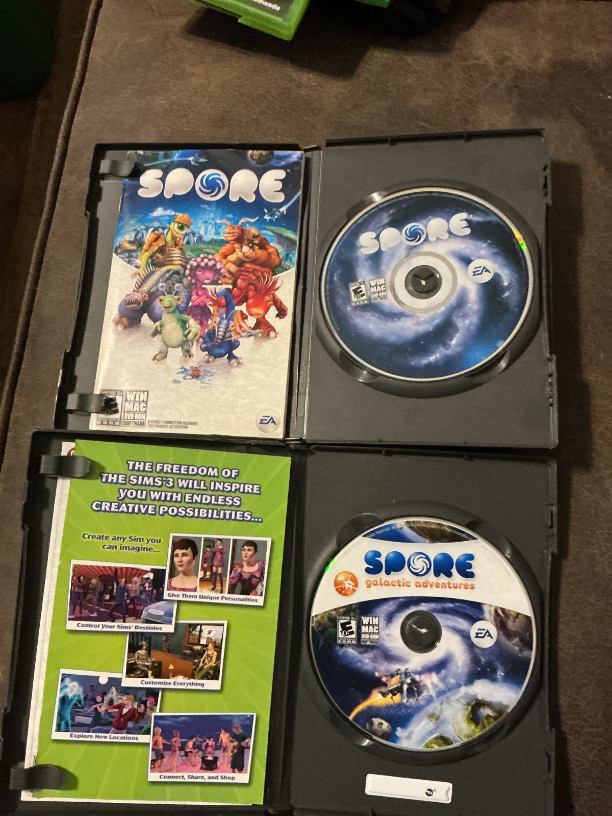 Spore PC Game WIN/MAC Game Lot Spore + Creature Creator. Used