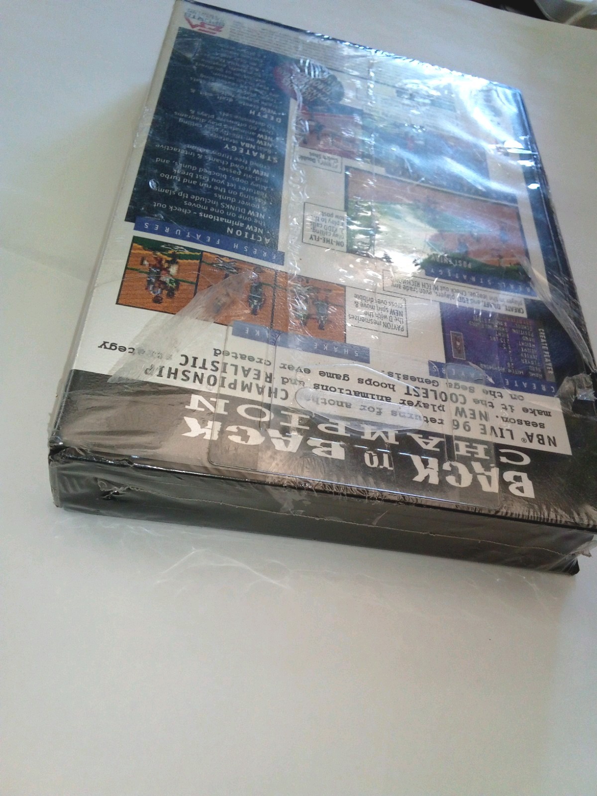 NBA Live 96 Basketball (Sega Genesis, 1995) Authentic Game Sealed New Complete
