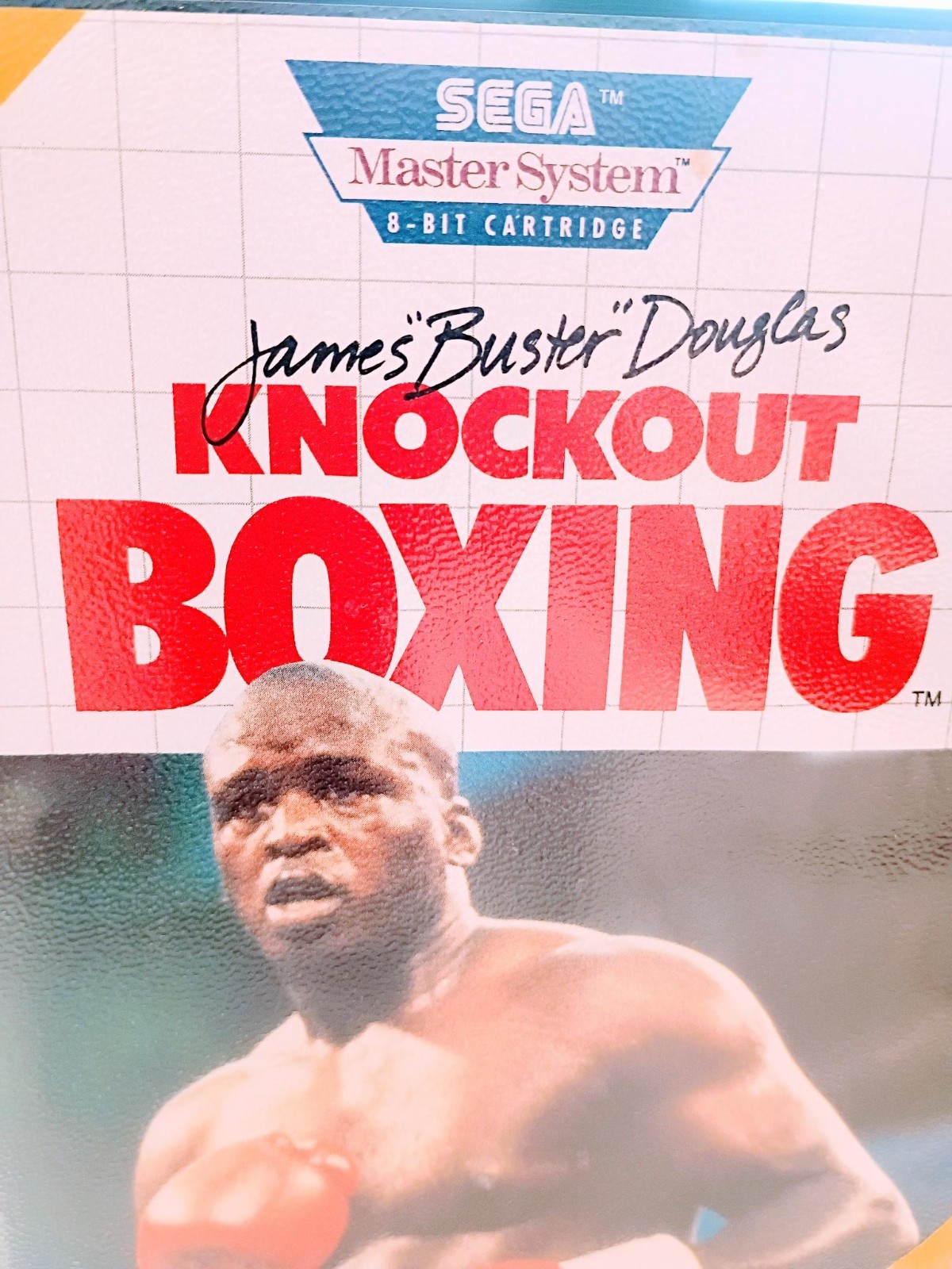 James “Buster” Douglas Knockout Boxing (Sega Master System) Box and Cartridge