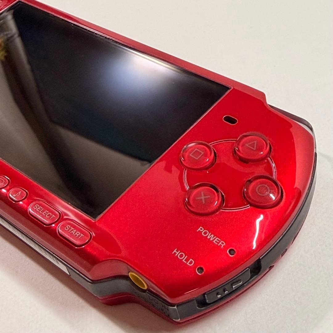 Sony PSP-3000 PSP 3000 Console Radiant Red Working Tested English language