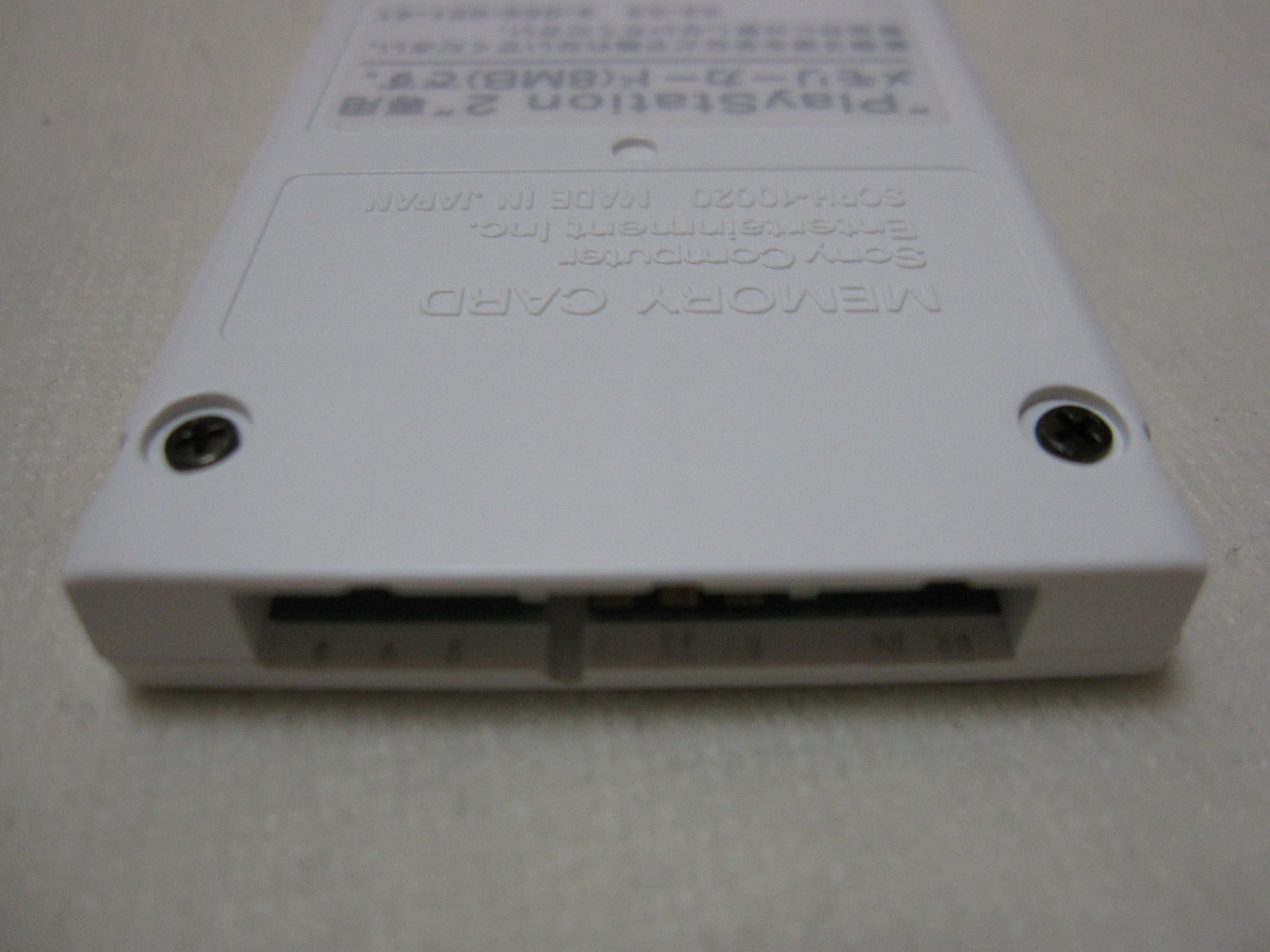 7-14 Days to USA. PS2 Premium Series Memory Card White Hazimeno Ippo Made Japan