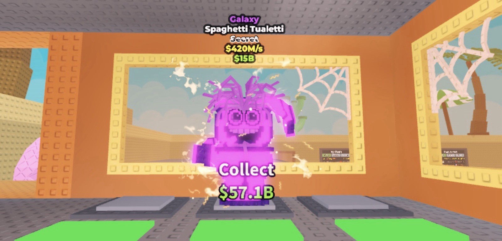 Spaghetti Tualetti Steal a Brainrot SAB 420m/s galaxy Mutation Fast Shipping