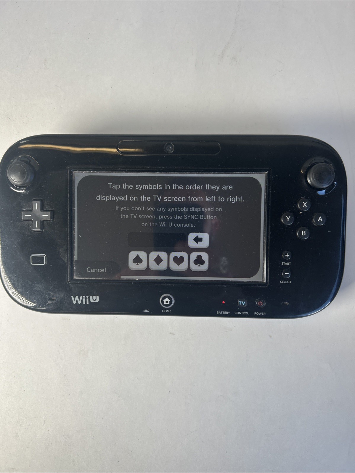 Defective Nintendo WUP-010 (USA) Gamepad Black Parts Or Repair READ! Broken
