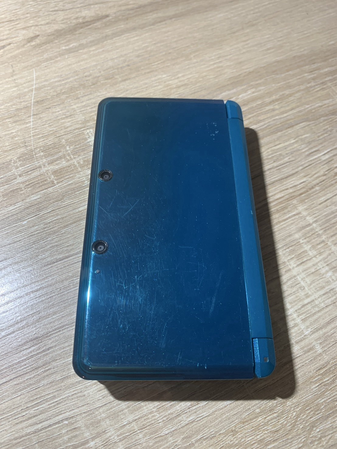 1405 Nintendo 3DS Aqua Blue Good TESTED