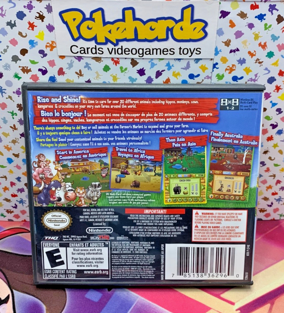 My Farm: Around the World (Nintendo DS, 2009) CIB Complete – Tested