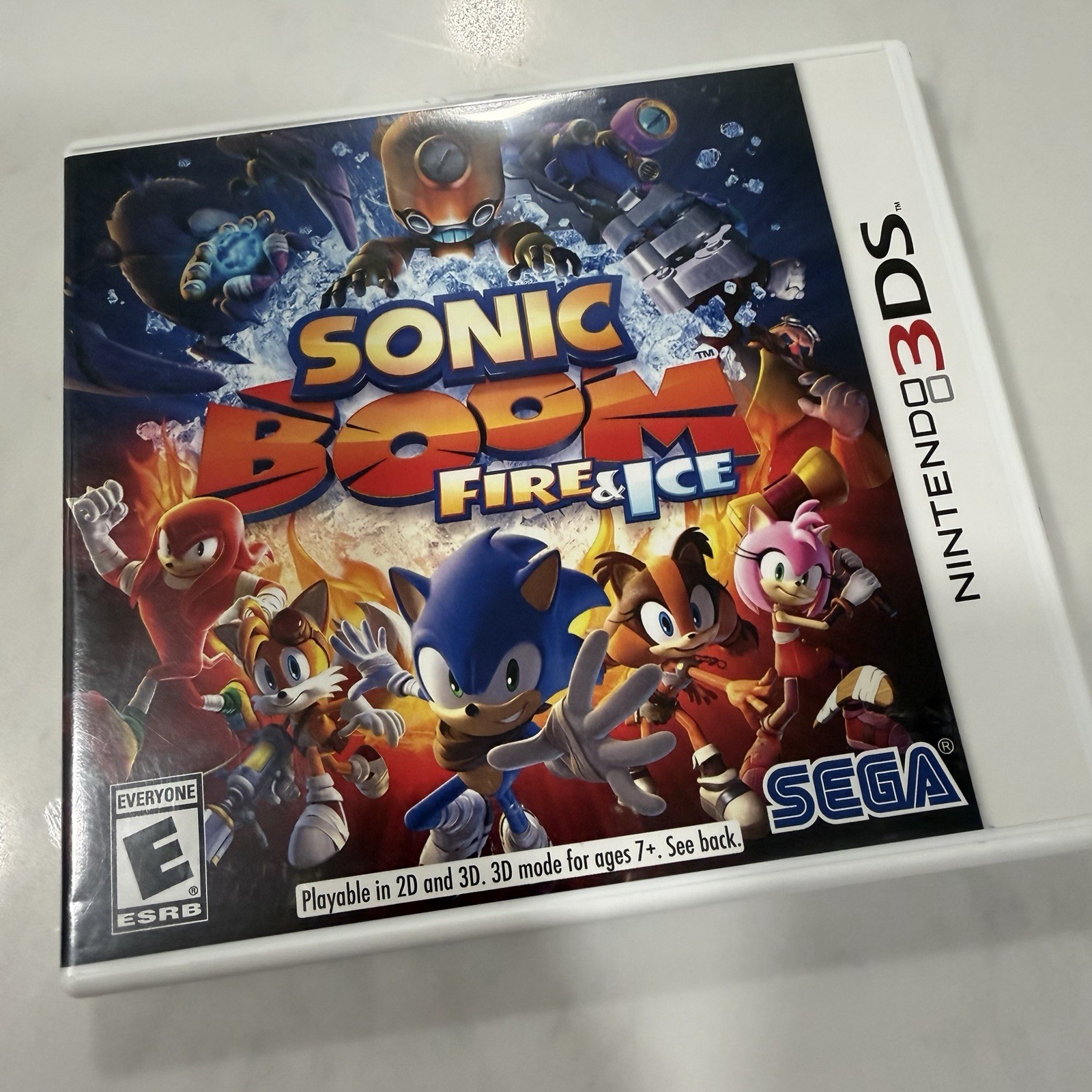 Sonic Boom Fire & Ice Nintendo 3DS Sega Animated Video Game CIB! Complete! WORKS