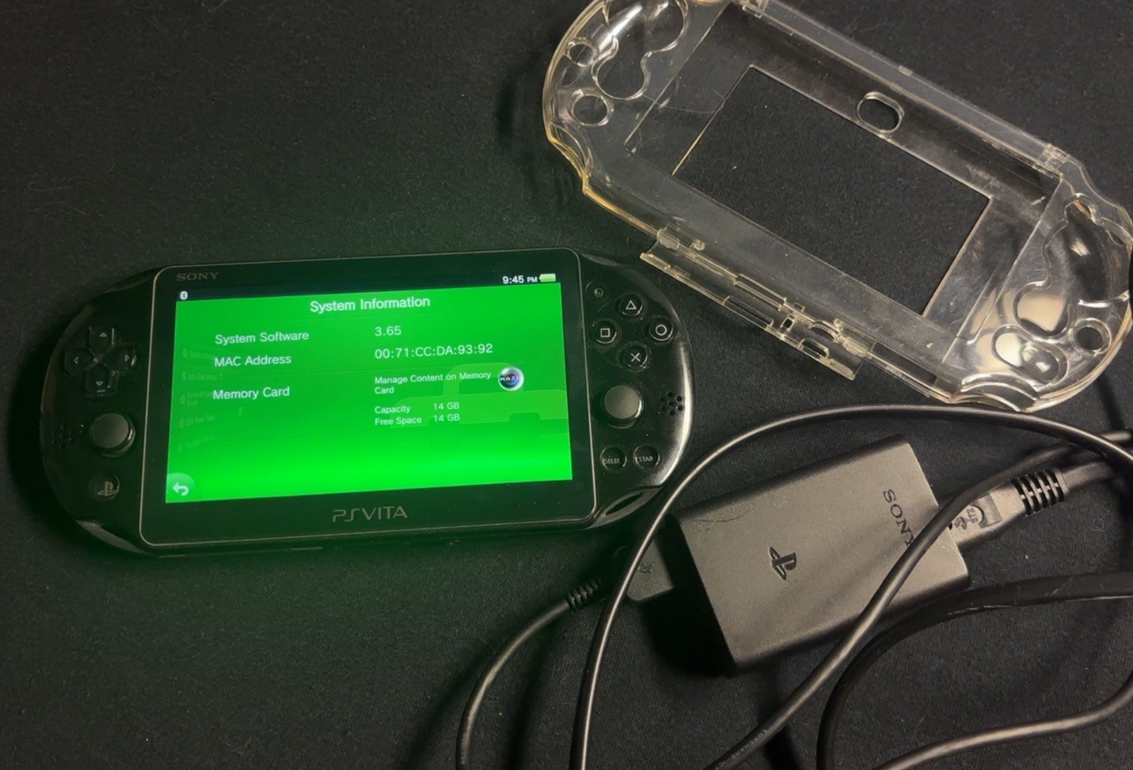 PlayStation PS Vita PCH-2001 Black Model Slim Console – Great Condition