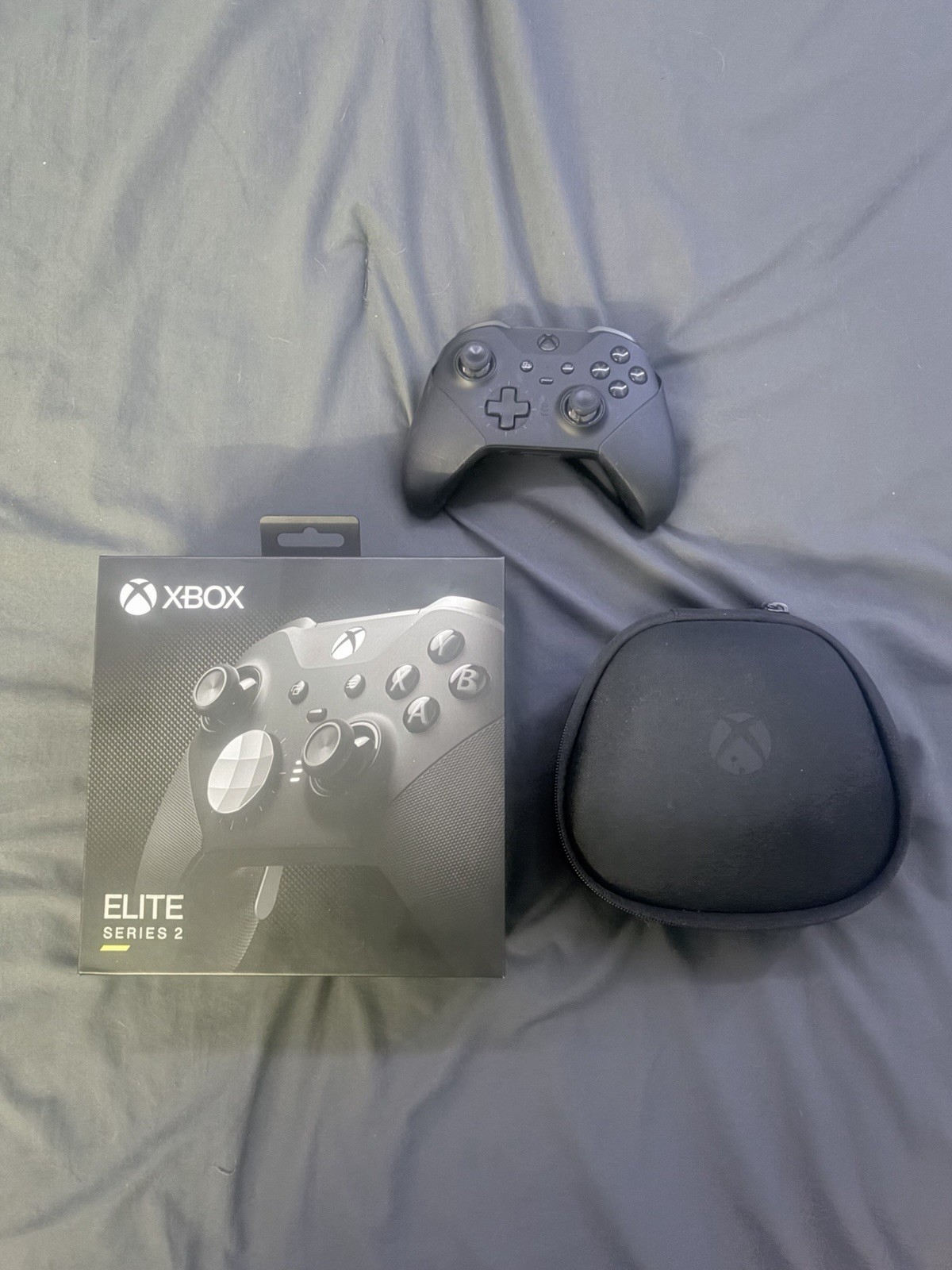 Microsoft Xbox Elite Series 2 Wireless Controller Black w/ Case & Box