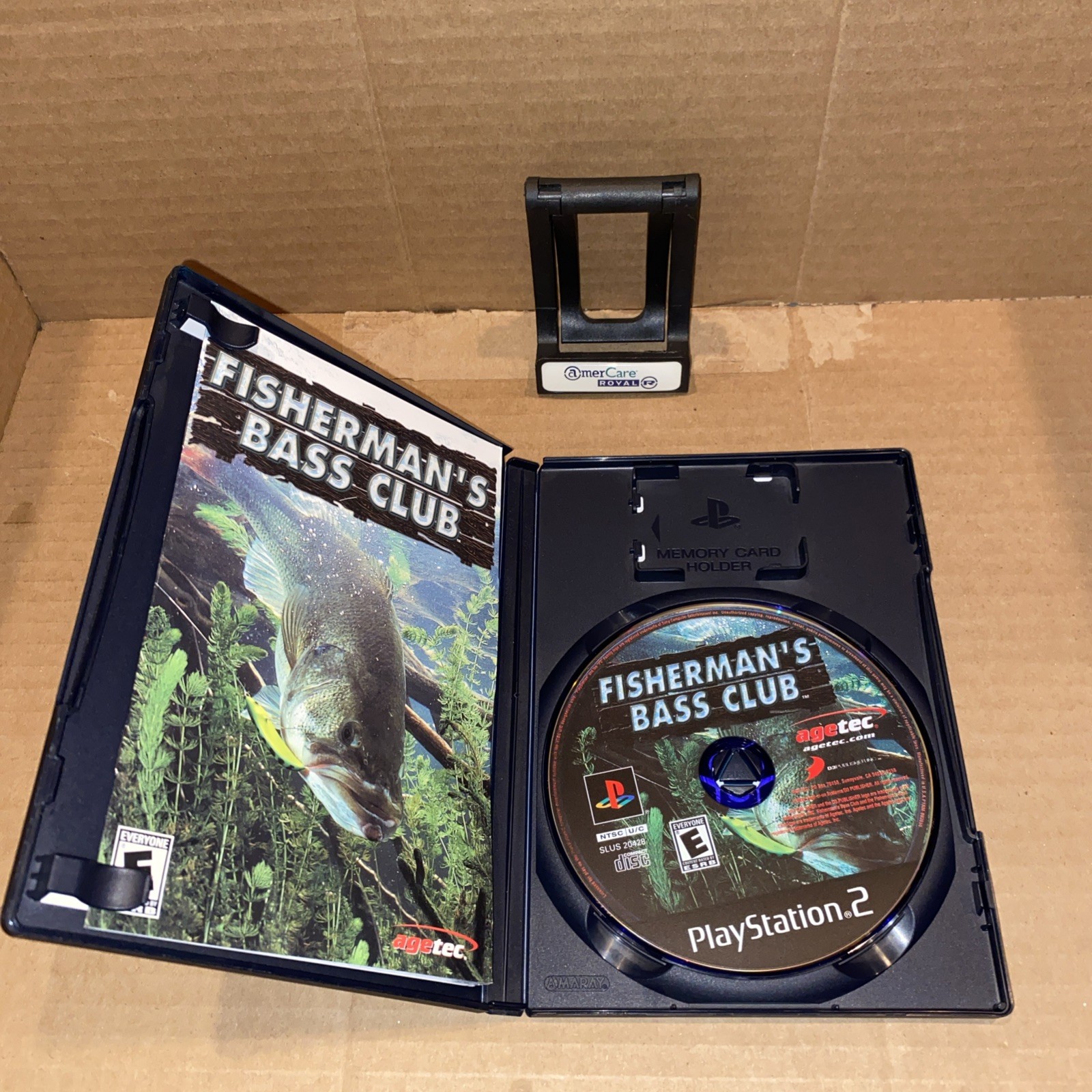 Fisherman’s Bass Club (Sony PlayStation 2, 2003) PS2 CIB New Pristine Tested