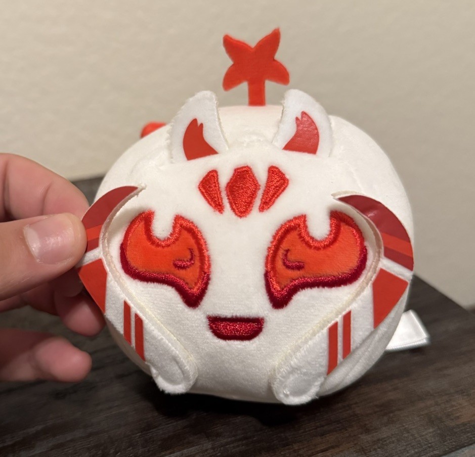 PhatMojo Blox Fruits Series 3 Kitsune Plush Red White Fox Gamer Robot 2025