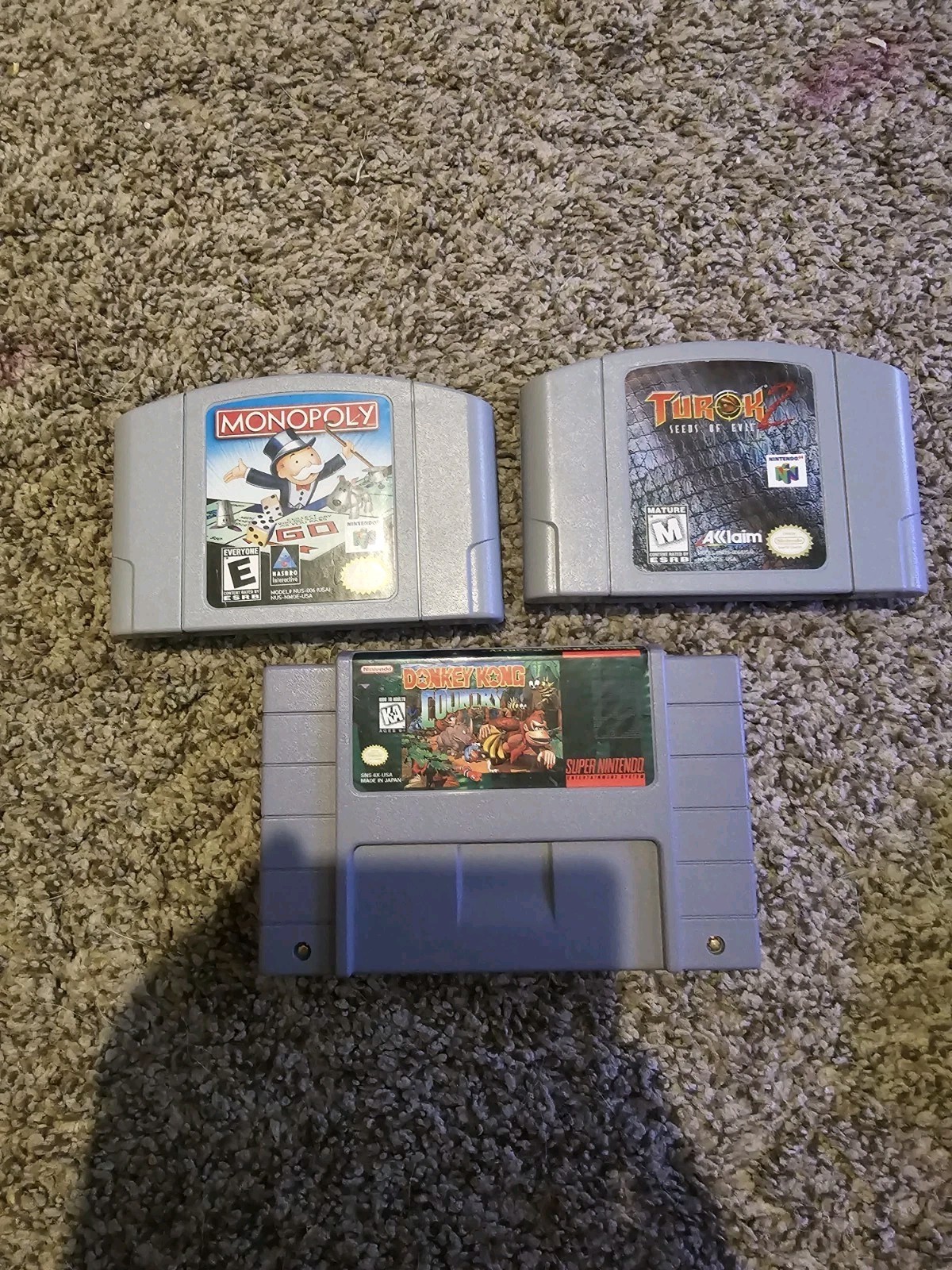 Lot of Nintendo Snes/N64 games 100% authentic