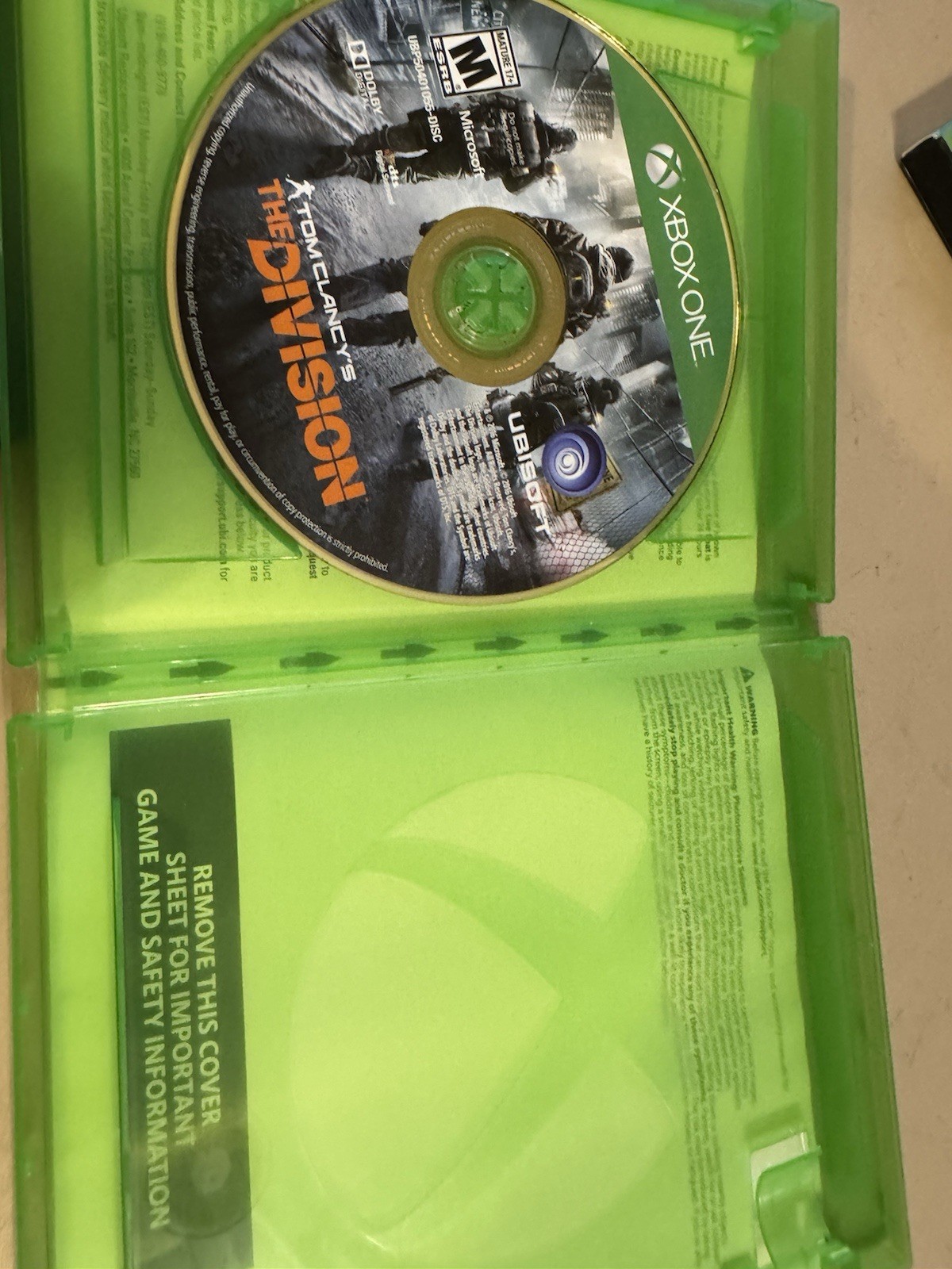 Tom Clancys The Division Microsoft Xbox One 2016 Action Role Playing Video Game