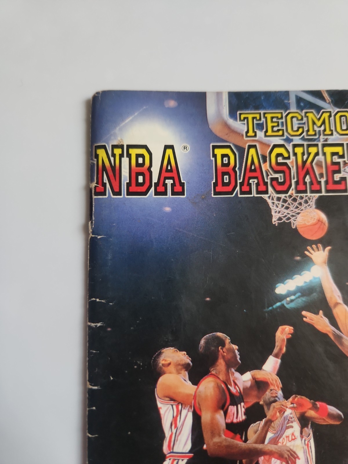 Tecmo Super NBA Basketball SNES Super Nintendo Instruction Manual Only