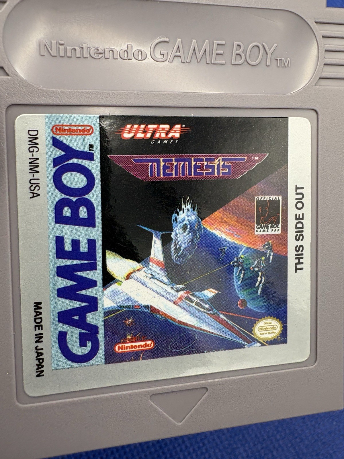 Nemesis (1990) Nintendo Game Boy CIB Made in Japan by Ultra Games